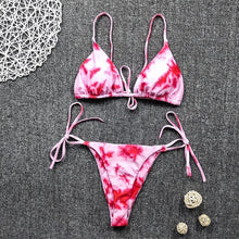 Load image into Gallery viewer, Pink Haze Tie Dye Bikini